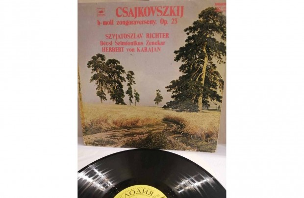 Csajkovszkíj b-moll zongoraverseny bakelit lemez eladó!
