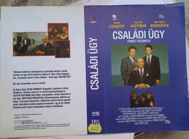 Csaldi gy - krimi vhs - videa- Sean Connery