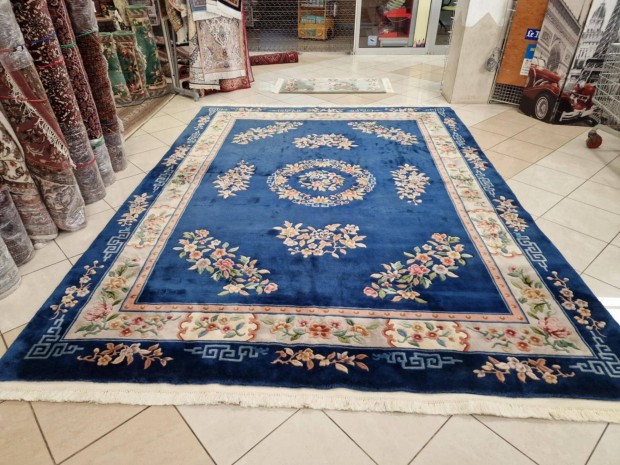 Császári virágoskert minta 275x385 kézi gyapjú perzsa szőnyeg MZ444