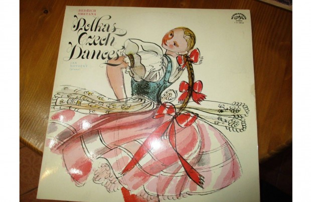 Cseh polka tncok dupla bakelit hanglemez elad