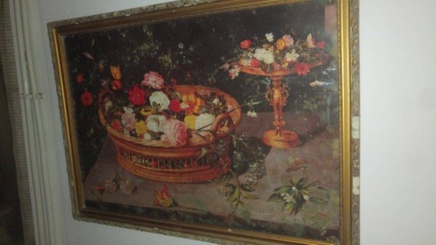 Csendélet nem festmény 61x86cm kerettel
