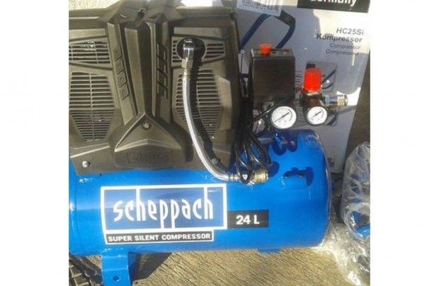 Csendes kompresszor j Scheppach HC 25 Si Olajmentes kompresszor