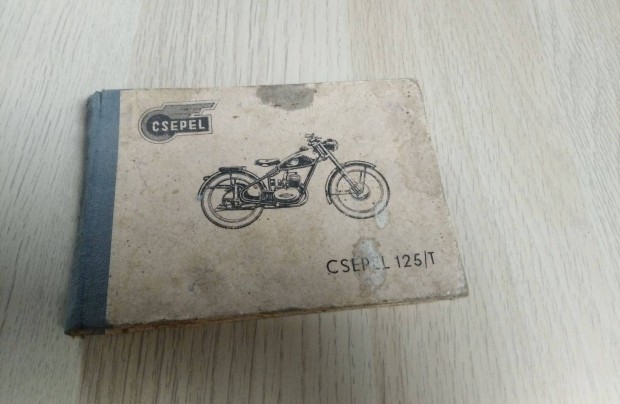 Csepel 125/T motorkerkpr hasznlati s kezelsi utasts / 1954