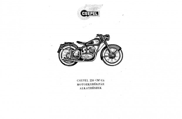 Csepel 250 alkatrész katalógus ( Magyar) (16.)