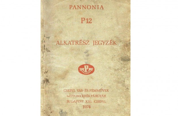 Csepel Pannonia Danuvia alkatrész katalógus