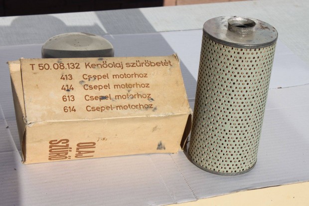 Csepel olajsz�r�, sz�r�bet�t