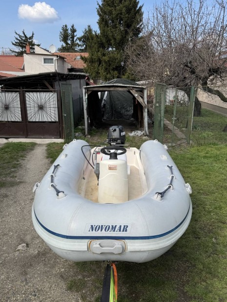 Cserélhető! 10 HP Evinrude Novomar Orca Motorcsonak+ sólyakocsi