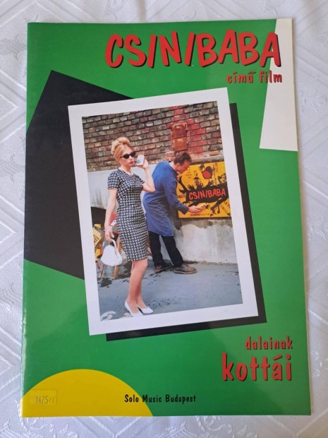 Csinibaba című film dalainak kottái