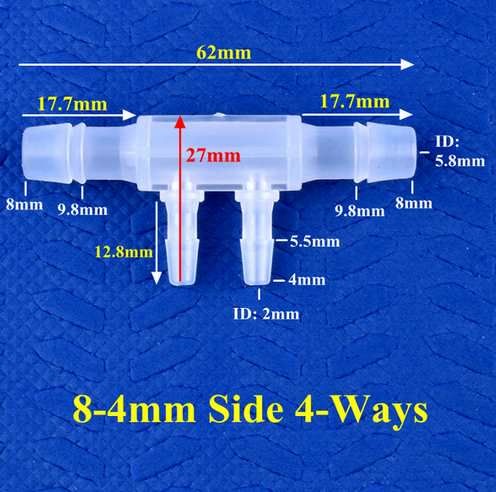 Cscsatlakozs Legaz 2-2 8mm-bl 5mm-be  (4933)