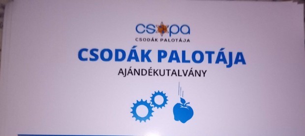 Csodák Palotája családi belépő