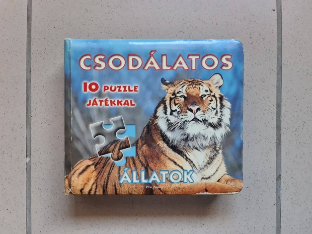 Csodlatos llatok lapozgats puzzle jtk