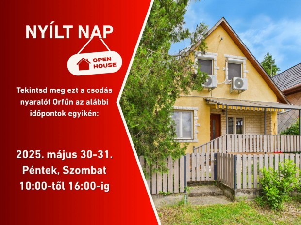 Csodás vízparti nyaraló Orfűn, D szektor 18