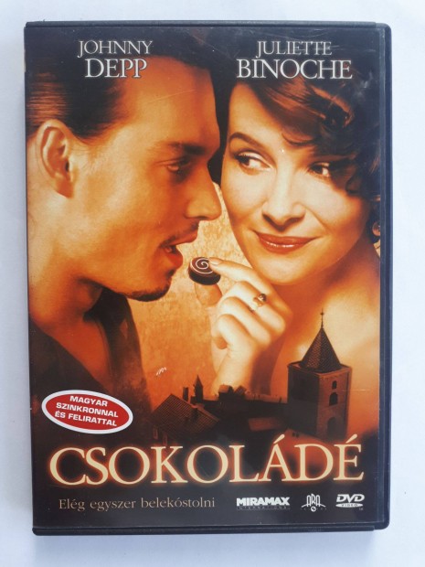 Csokold DVD (Juliette Binoche, Johnny Depp) posta: 510 Ft