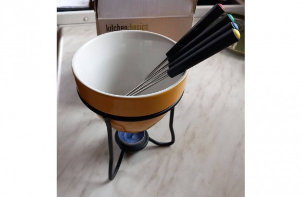 Csokoládé Fondue készlet, 16 cm magas - Új