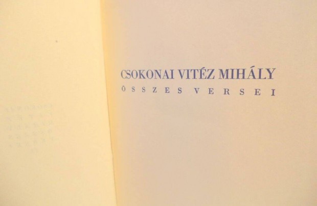 Csokonai Vitz Mihly sszes versei II