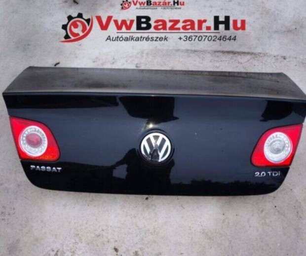 Csomagtérajtó VW Passat B6 3C sedan fekete