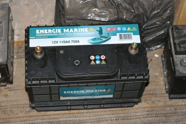 Csónak, munkaakkumulátor eladó Energie Marine+ 12V 110AH 750A