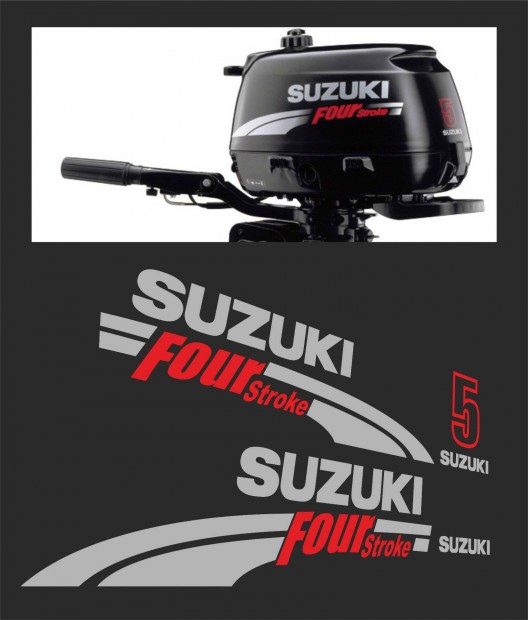 Csnak motor matrica Suzuki Four Stroke 5