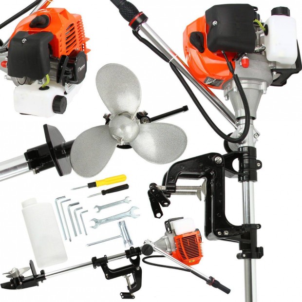 Csónakmotor 2 ütemű + evezőlapát M83302