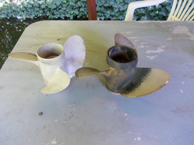 Csónakmotor 50 LE propeller, csiga eladó
