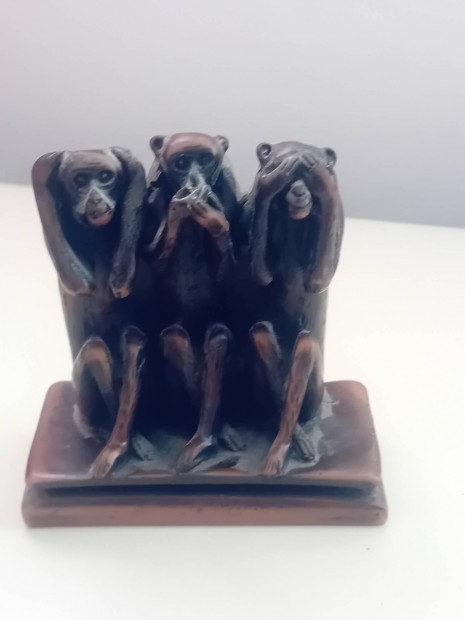 Csont 3 majmom asztali szobor