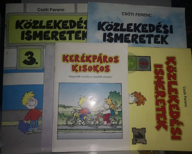Csóti Ferenc közlekedési ismeretek kerékpáros kisokos gyerek kresz