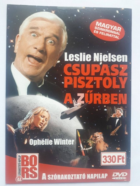 Csupasz pisztoly az rben (Leslie Nielsen) paprtokos DVD (posta 255)