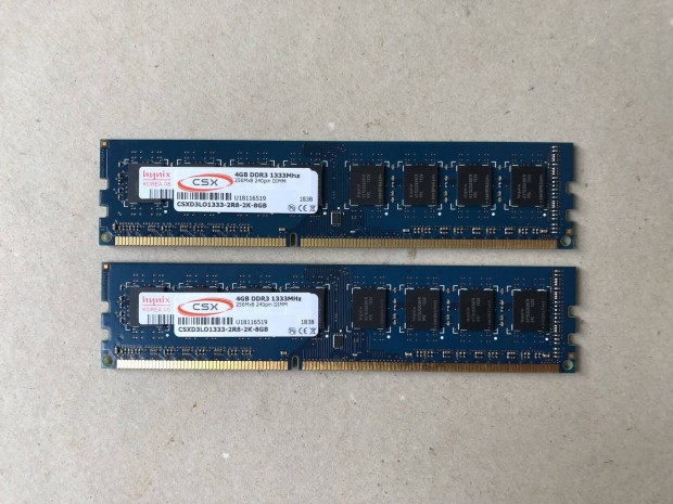 Csx 8GB (2x4GB) DDR3 1333MHz