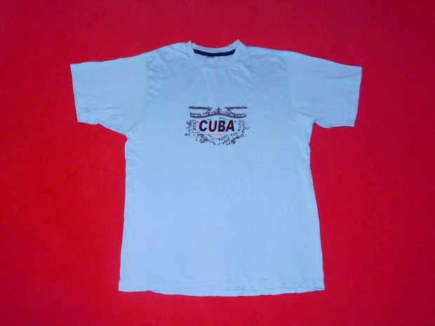 Cuba Libre világoskék férfi póló, 48-50-es, L-es