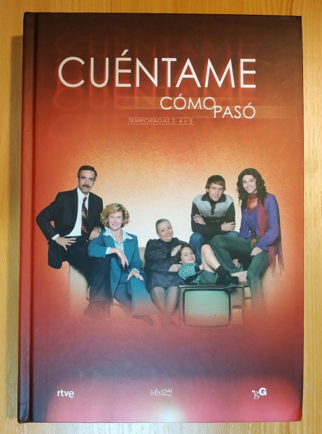 Cuntame cmo pas, spanyol tv-sorozat, 3-5. vad, 12 DVD albumban