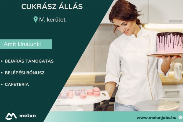 Cukrász álláslehetőség