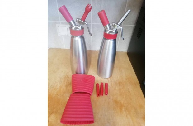 Cukrászok figyelmébe! Isi Gourmet Whip rozsdamentes habszifon eladó!