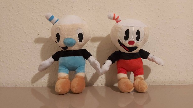 Cuphead Mugman plss szett 23 cm j Csszefej Bgrearc szmls