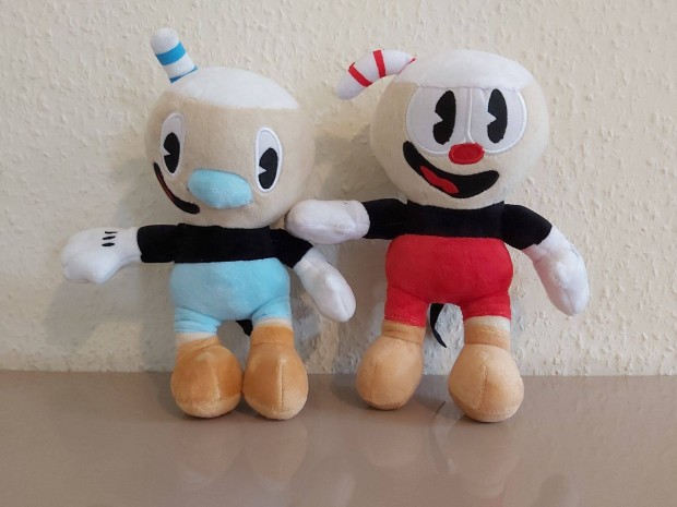 Cuphead Mugman plss szett 23 cm j szmlval Csszefej Bgrearc szml