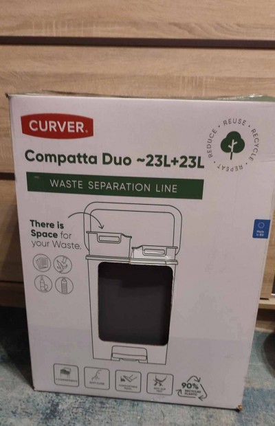 Curver Compatta Duo Bin pedlos dupla szemetes