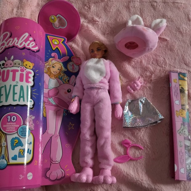 Cutie Reveal Nyuszi Barbie