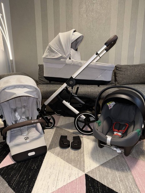 Cybex Balios S Lava Grey jszer 3in1 babakocsi szett