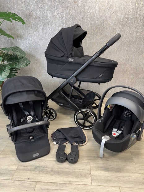 Cybex Balios S Lux Moon Black babakocsi