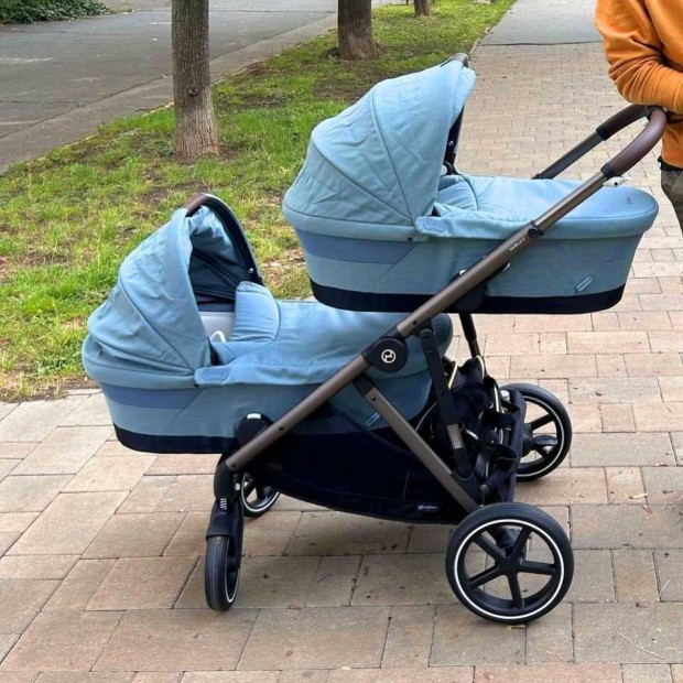 Cybex Gazelle S Cot 2 Gold Sky Blue mzeskosr