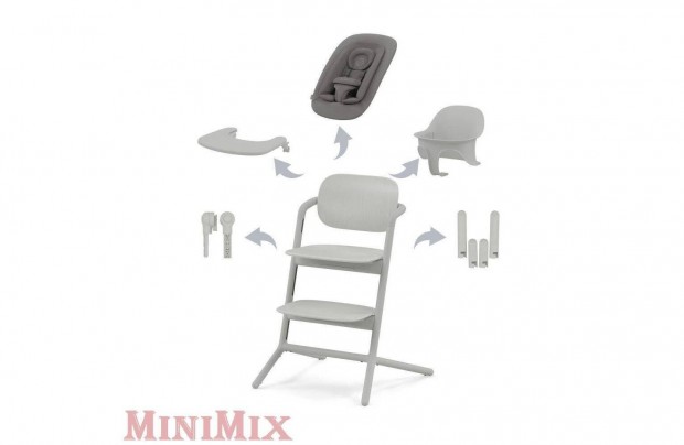 Cybex Lemo2 4-in-1 etetszk Suede Grey