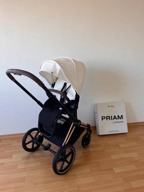 Cybex Priam 2in1 Babakocsi szett - Off white huzatokkal