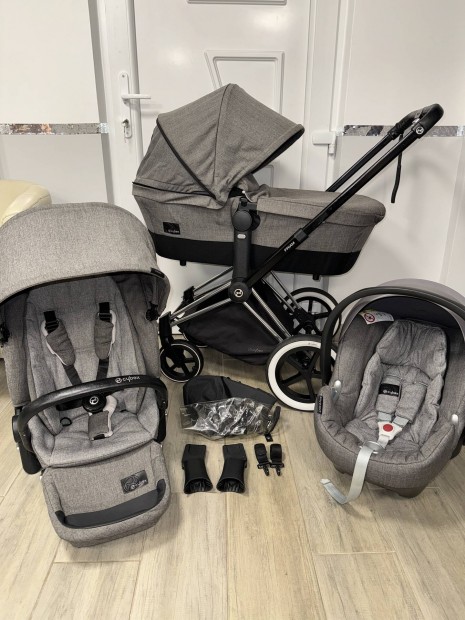 Cybex Priam 3in1 elegns szrke babakocsi