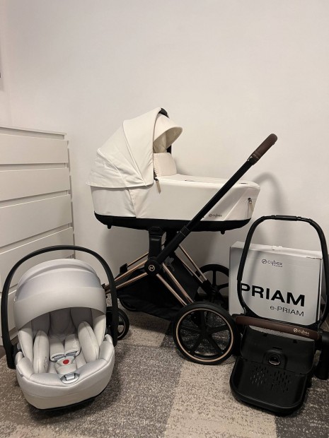 Cybex Priam 4 Babakocsi szett - OFF White színben