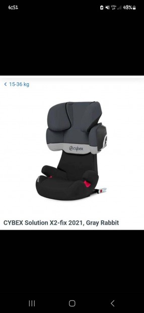 Cybex Solution X2-fix 2021 gyerekls