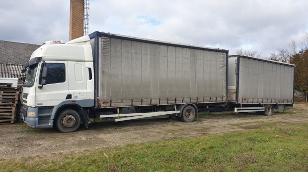 DAF CF 85, 360, 2013, Ponyvs 18 T, Tehergpkocsi, Pttal, Rols,