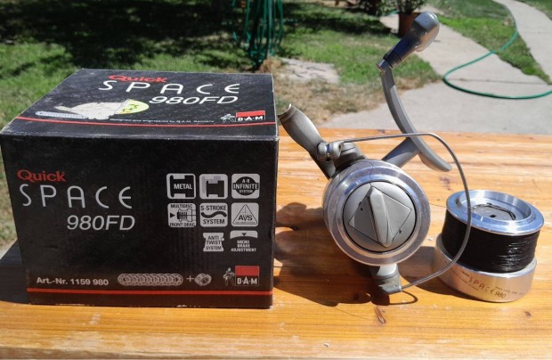 DAM Quick Space 980 FD és 965 FD horgászorsó eladó