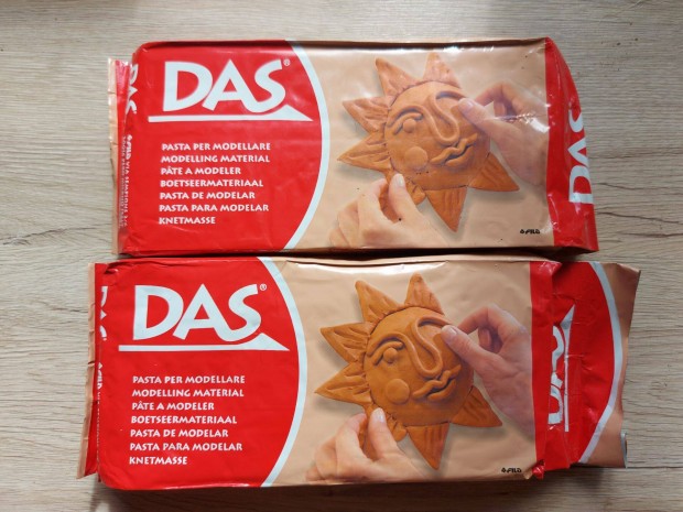 DAS Modellezmassza - Mogyorbarna - 2 x 1 kg