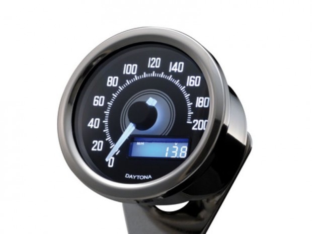 DAYTONA VELONA, digitlis sebessgmr, kerek  60 mm, tartval, krm