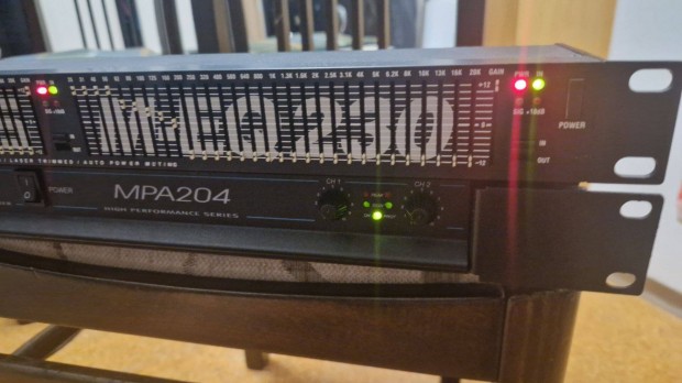 DB Technologies MPA204 erst + Alesis Meq 230 eq olcsn