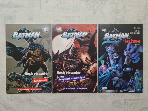 DC Comics Batman klnszm - Hush visszatr 1-2, Hush 3